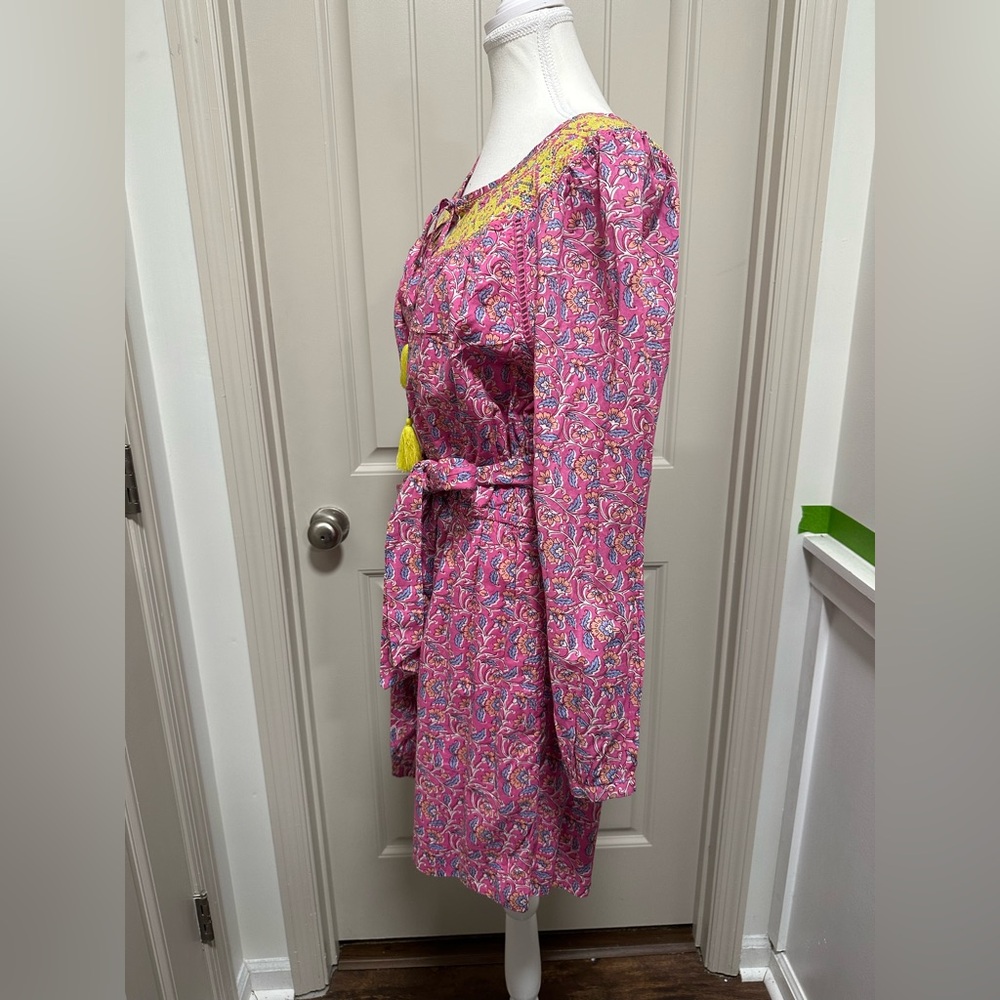 J. Crew Pink and Yellow Paisley Jumpsuit - Picture 3 of 5